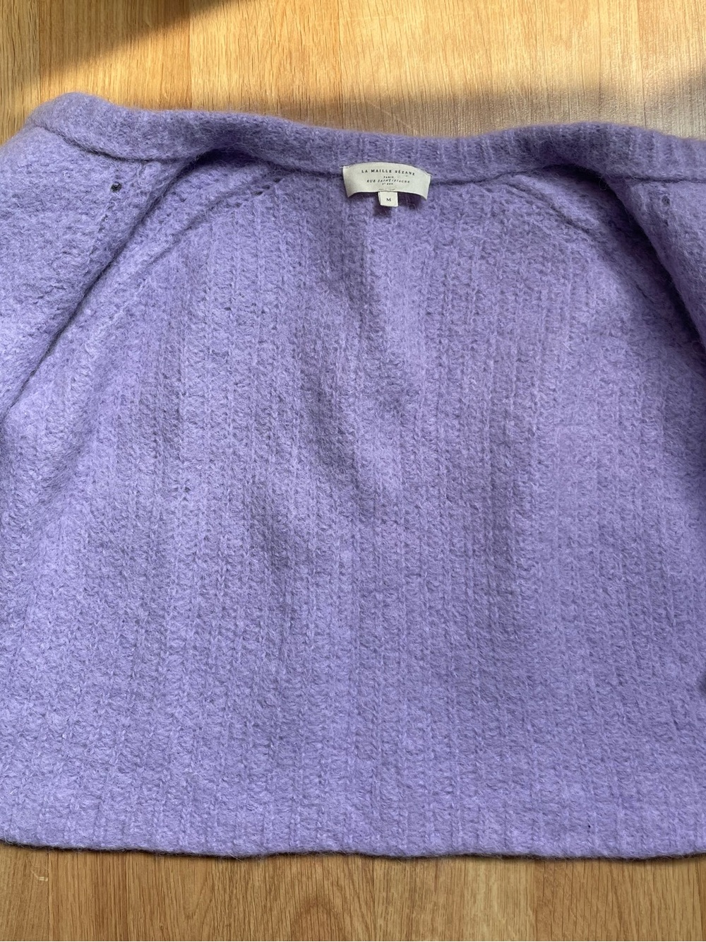 Sezane Wisteria Knit Cardigan Sweater - Women size M - Picture 6 of 9